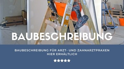 Baubeschreibung Arztpraxis Banner